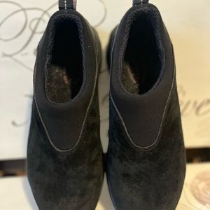 Merrell slip on suede winter walking shoes